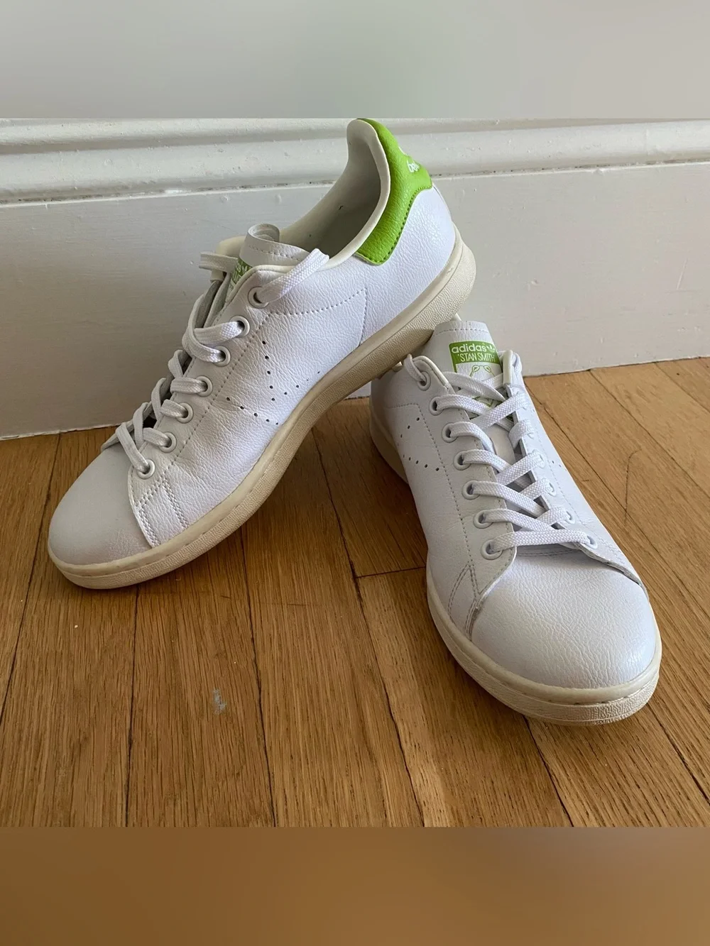 Adidas Stan Smith Collab Sneakers Mens 9.5 Disney Kermit The Frog Muppet Shoes